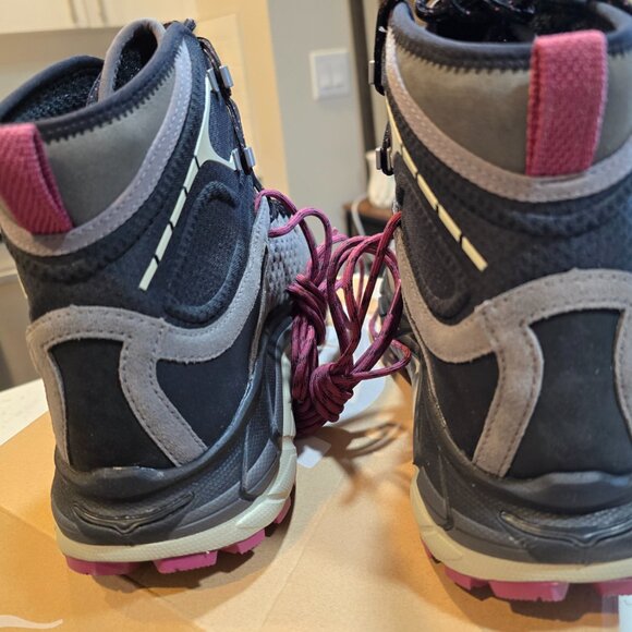 HOKA ONE TOR ULTRA HI WP Hiking Shoe Boot Black MAGNET SIZE 10 GORE-TEX GTX NEW - Picture 5 of 14